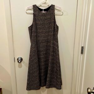 Banana Republic tweed a-line sleeveless dress, size 10